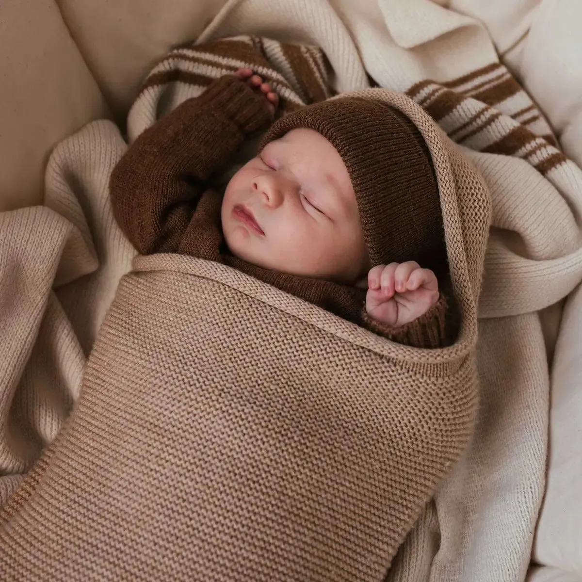 HVID cocon d’emmaillotage laine mérinos naissance