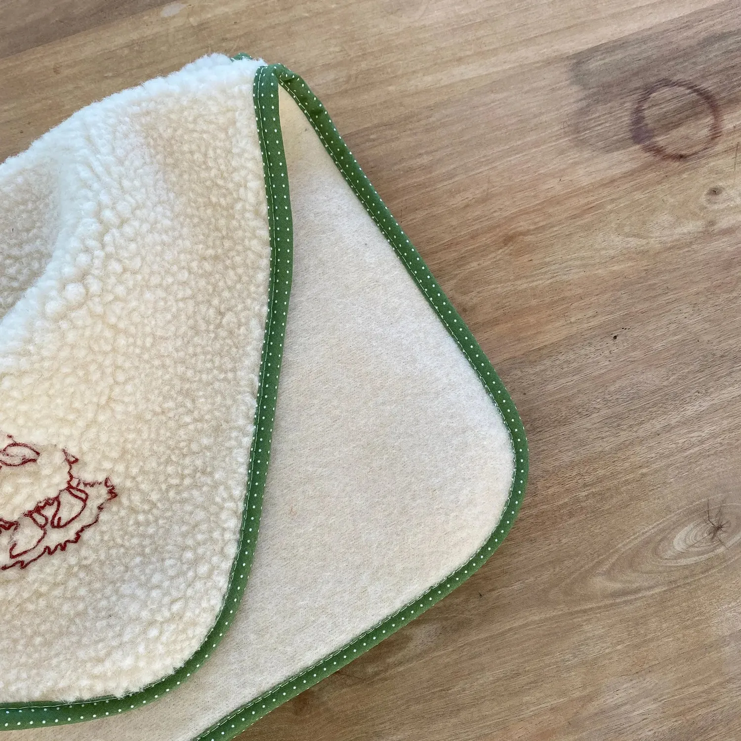 LiliNappy Sassoupi doudou mouton couverture laine vierge bébé