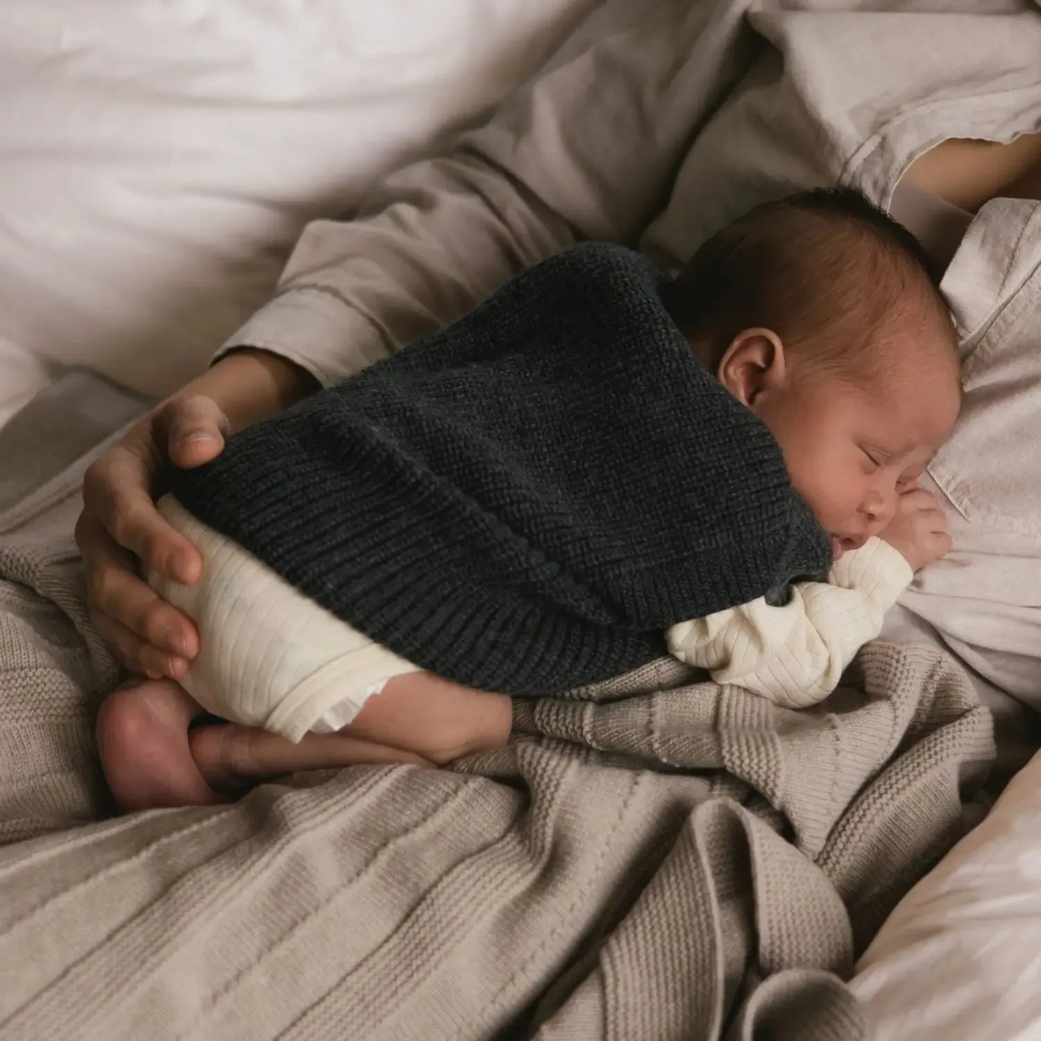 LiliNappy HVID Harvey gilet bébé laine mérinos