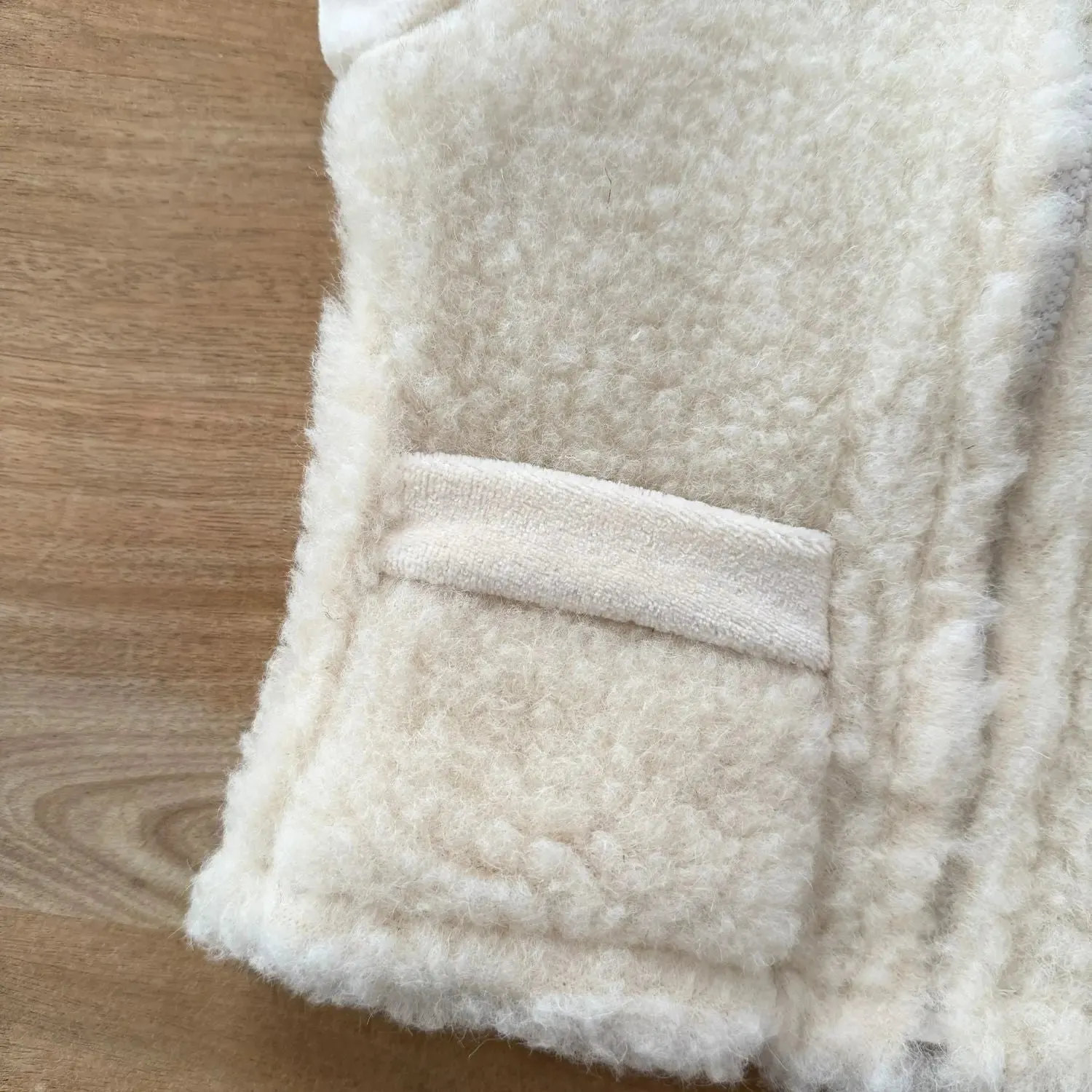 Sassoupi gilet en laine pour enfant sans manches