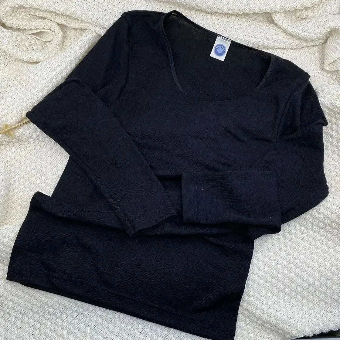 Cosilana t-shirt manches longues femme laine soie