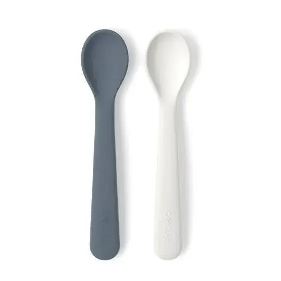 Ekobo cuillères bébé silicone souples lot de 2