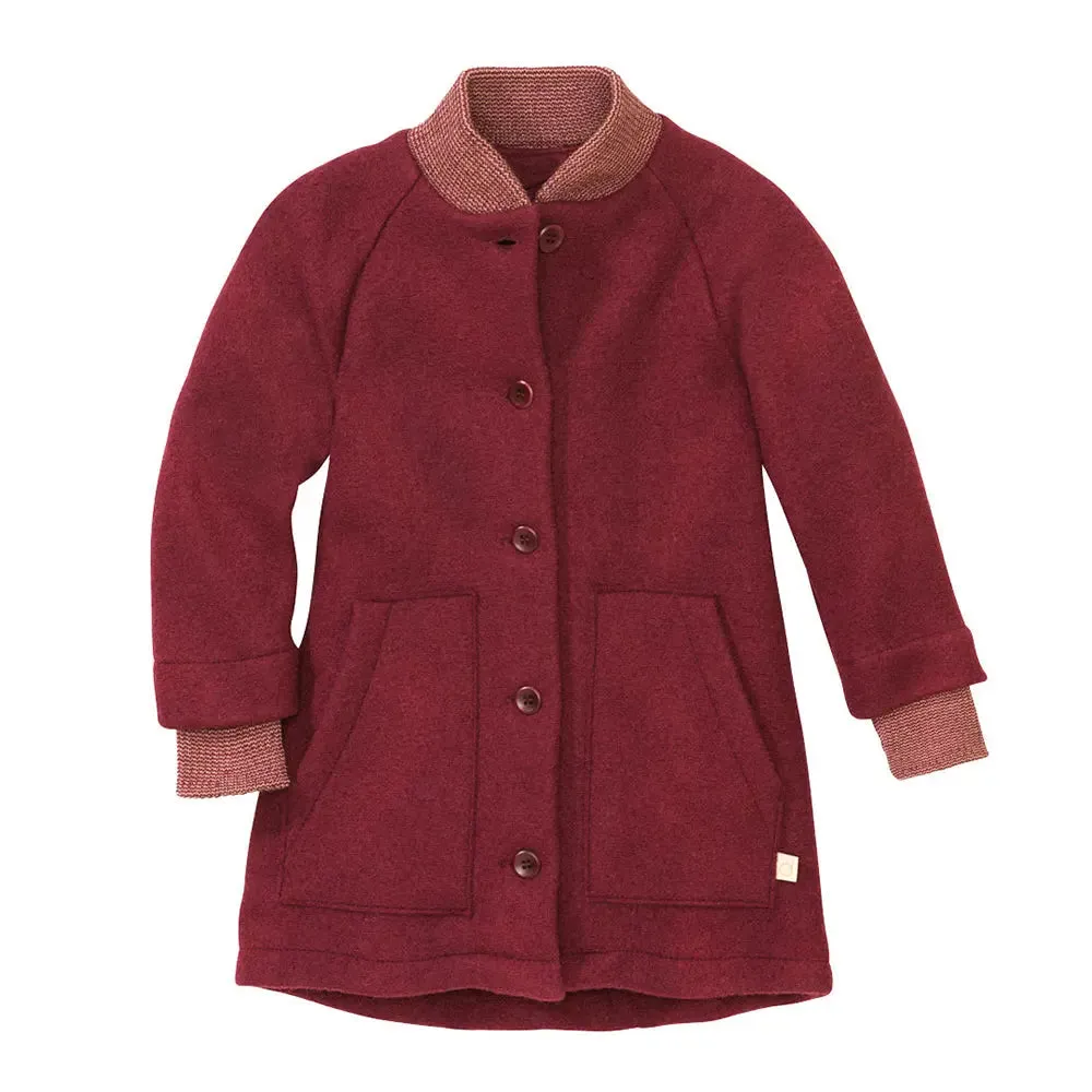 Manteau Disana laine bouillie enfant coupe A