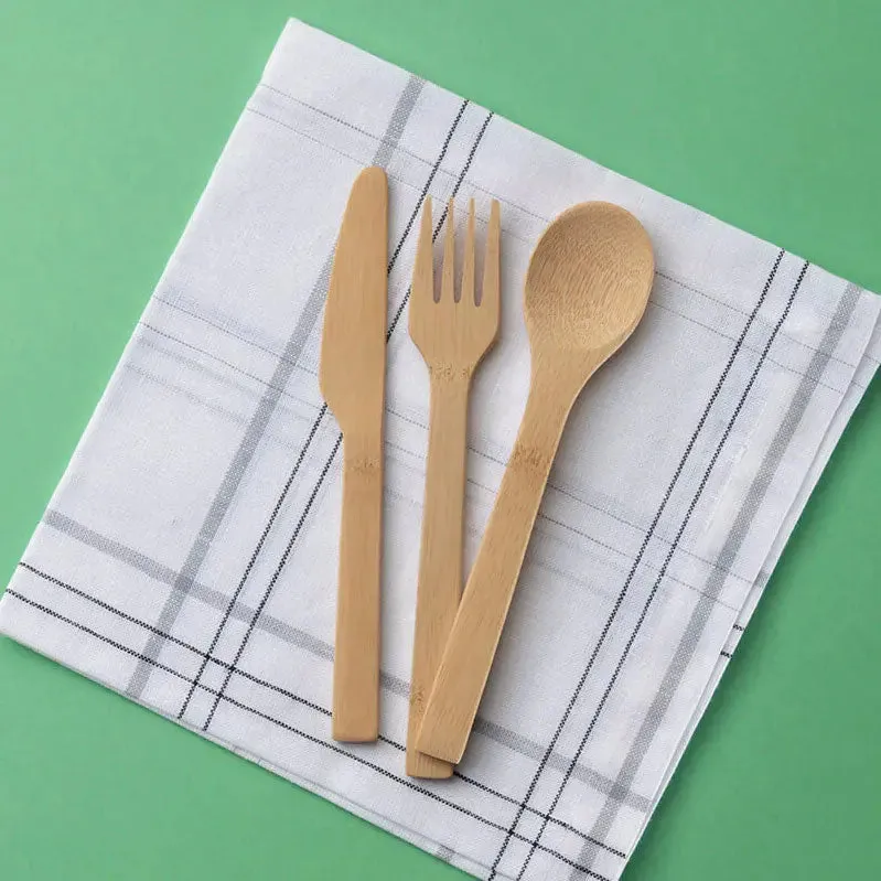 Bambu couverts enfant bambou 3 pièces réutilisables