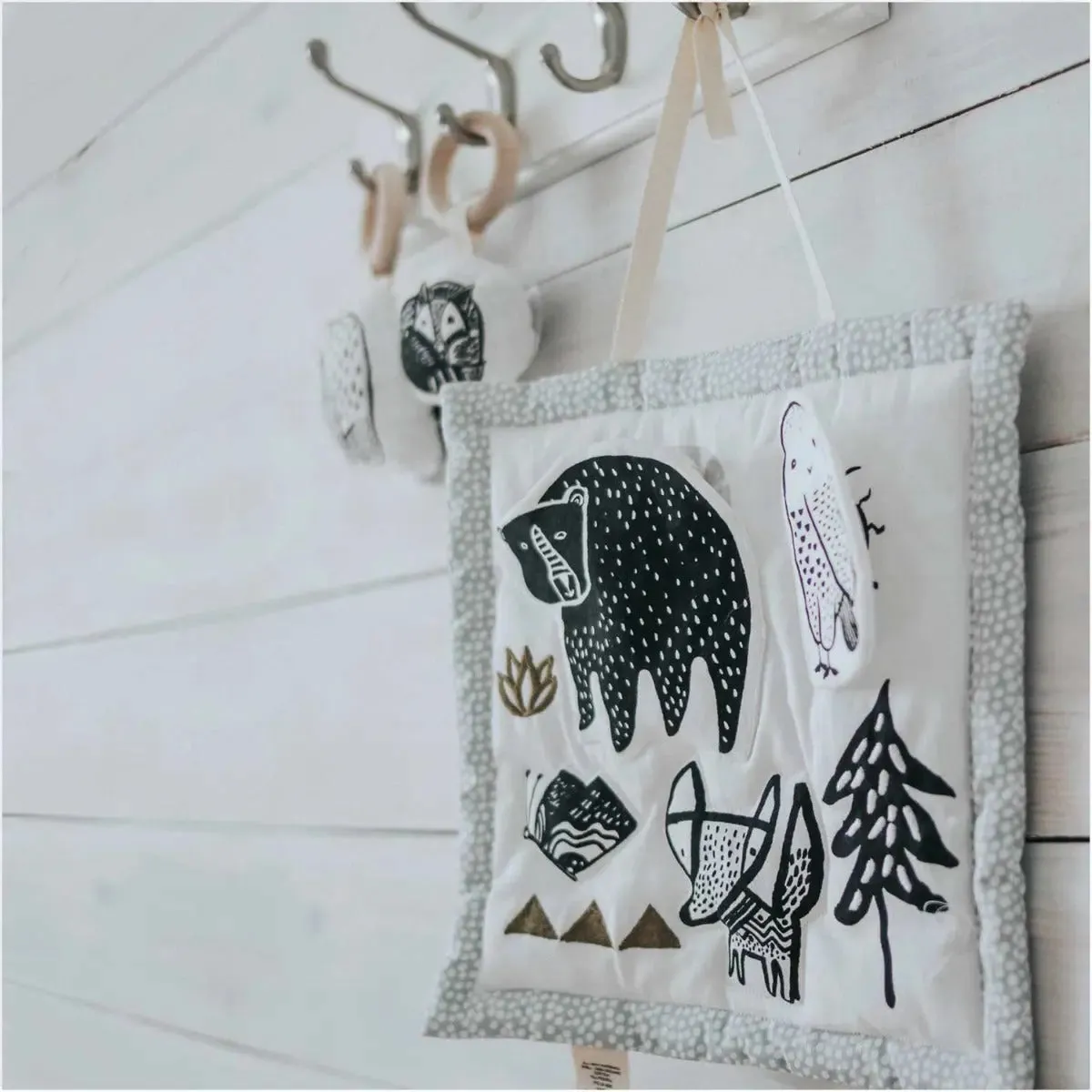 Wee Gallery tapis d'éveil coton bio 30x30 cm