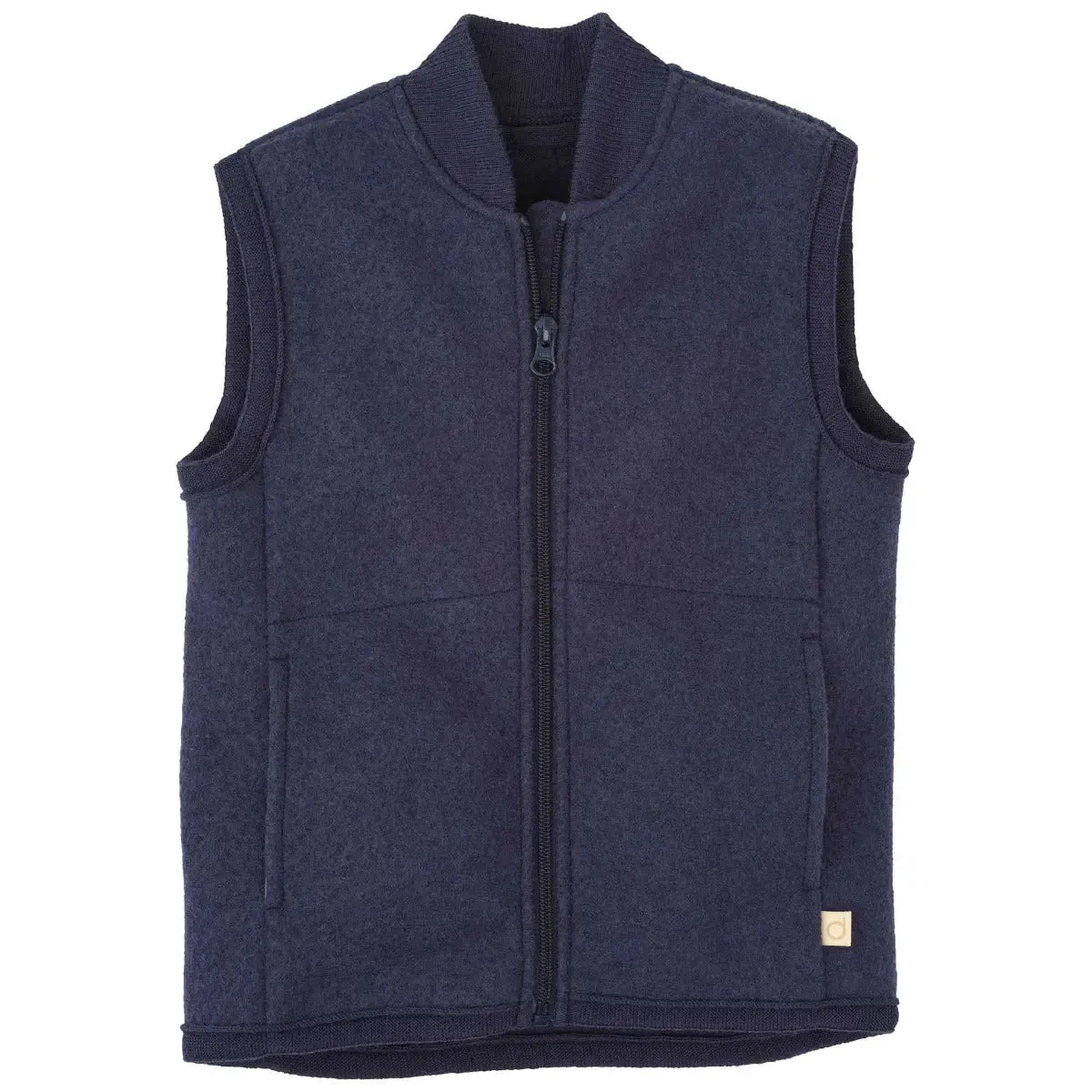 Disana veste sans manches laine bouillie bio chaude