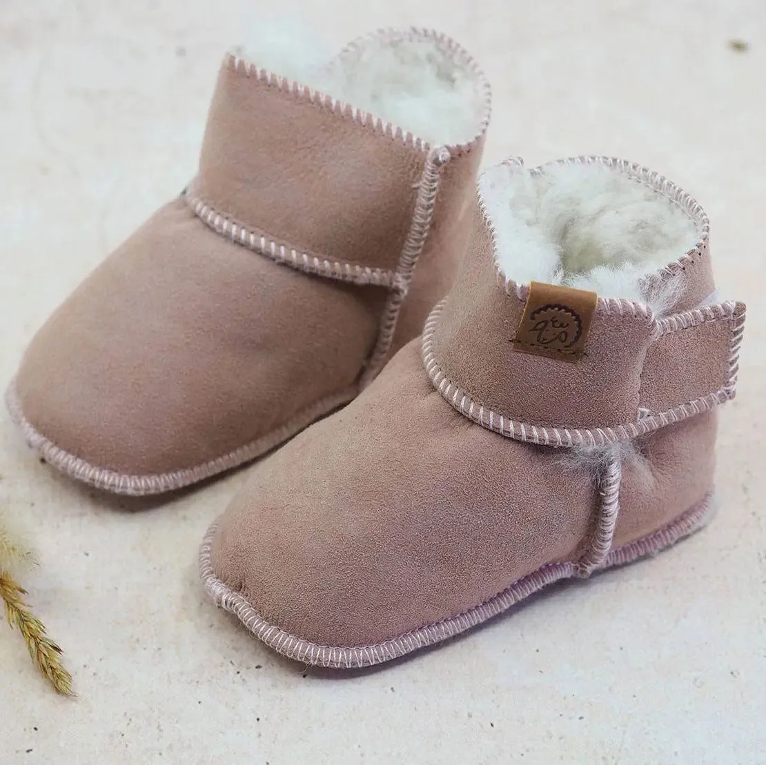 Fellhof Kuschl bottines bébé peau d’agneau