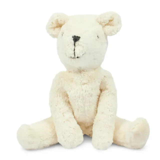 Senger Naturwelt Ours Blanc doudou coton bio laine
