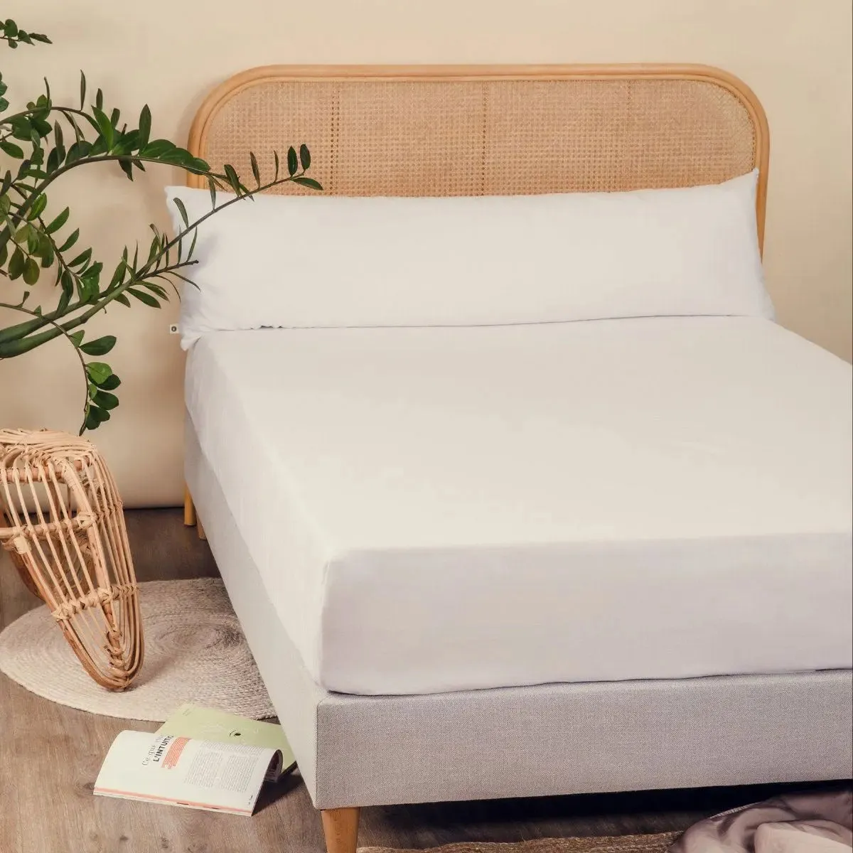LiliNappy Protège-matelas flanelle coton bio