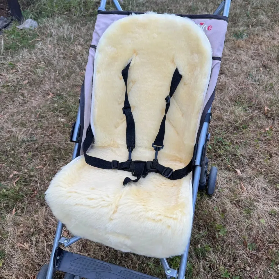 Kaiser Deluxe assise peau d’agneau poussette cosy