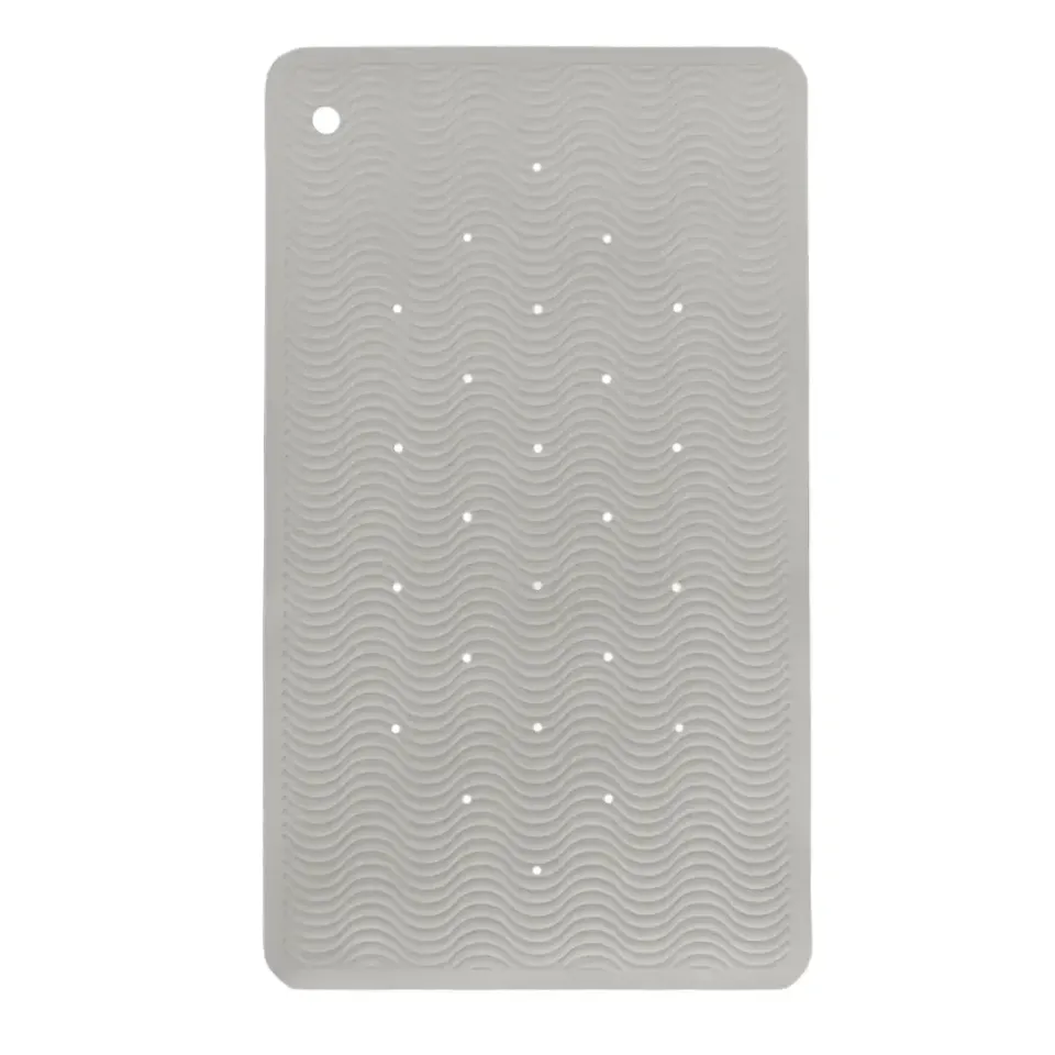 Hevea Wave tapis de bain caoutchouc 69x39cm antédérapant