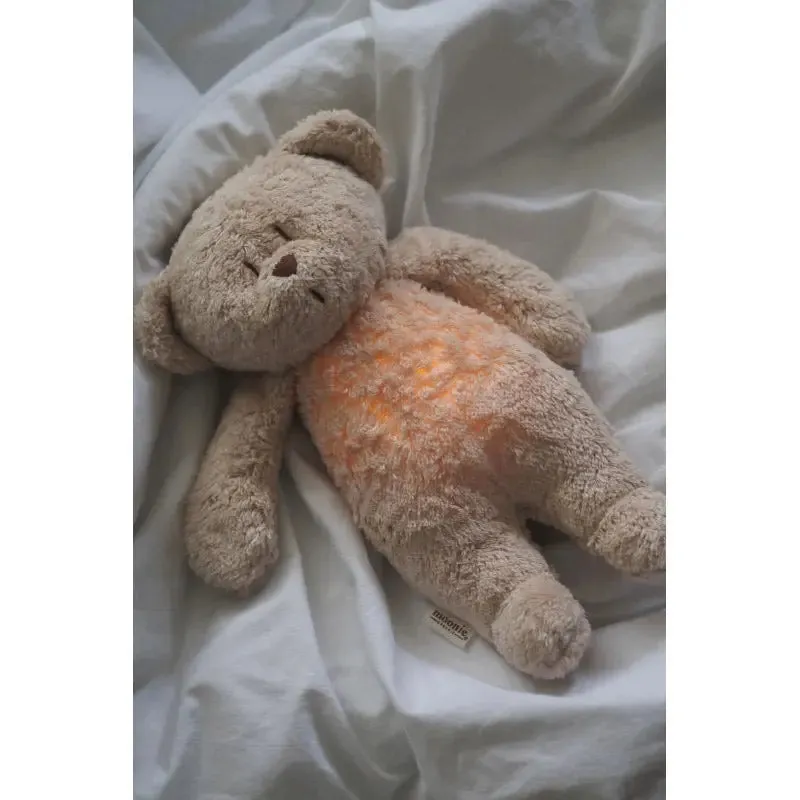 Moonie peluche bruit rose bébé coton bio