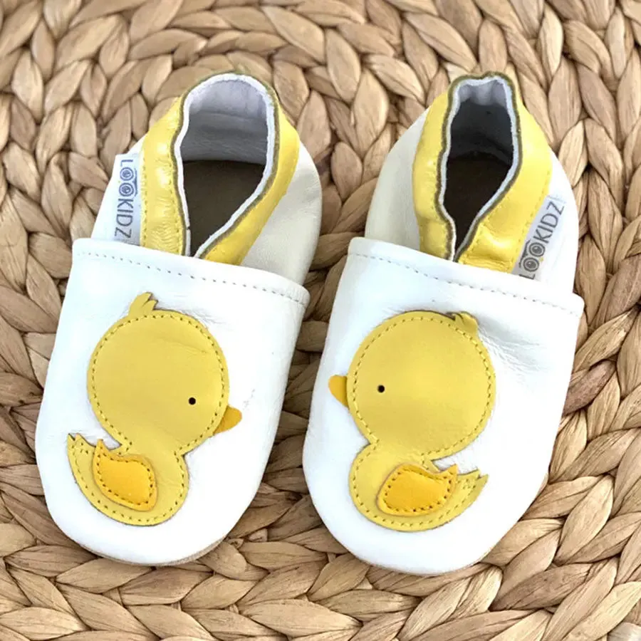 Lookidz chaussons cuir souple bébé