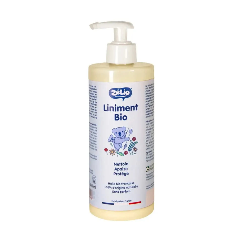 Zélio liniment oléo-calcaire bio 500 ml sans parfum