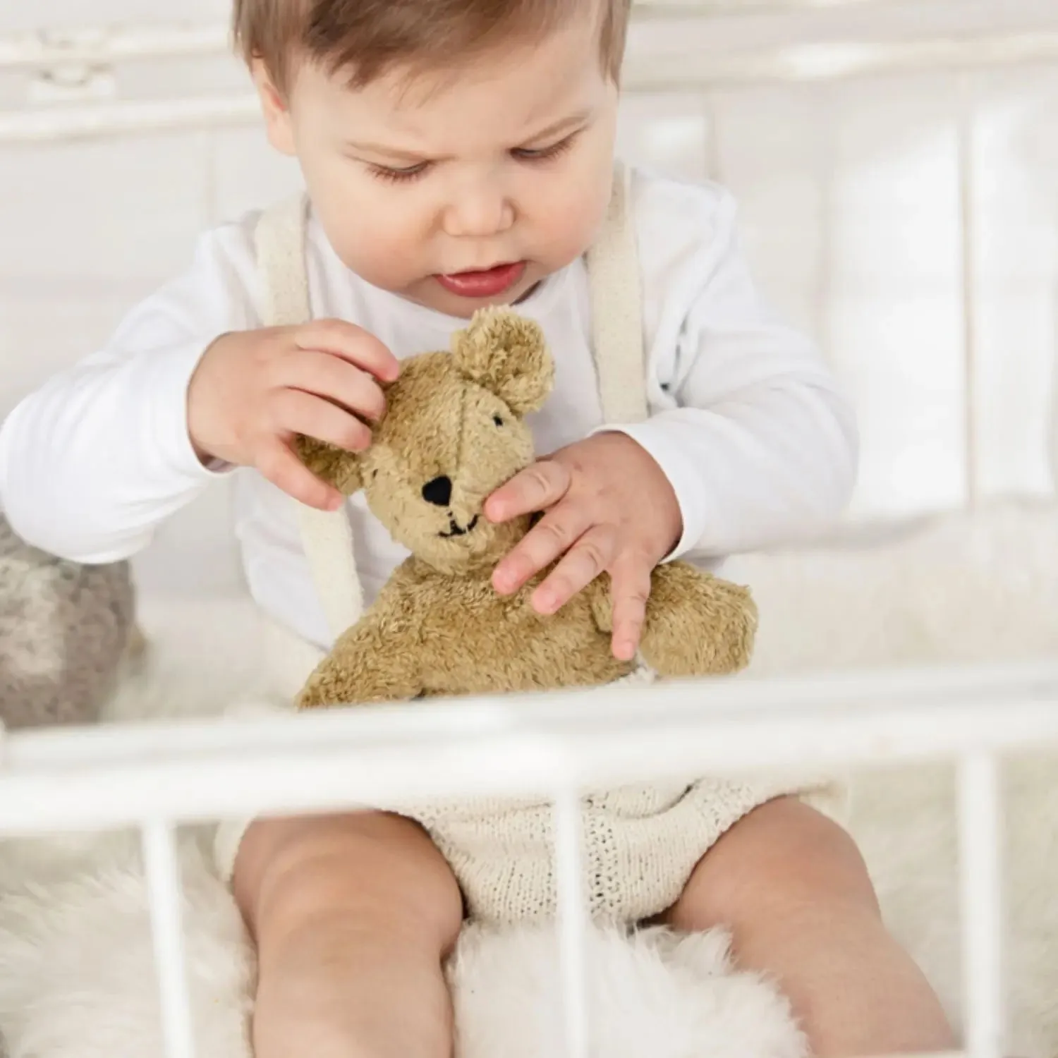 Senger Naturwelt ours beige doudou coton bio laine
