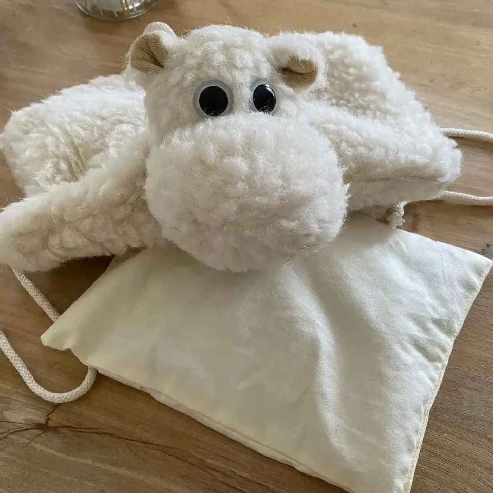 Saling Hippo bouillotte noyaux de cerise