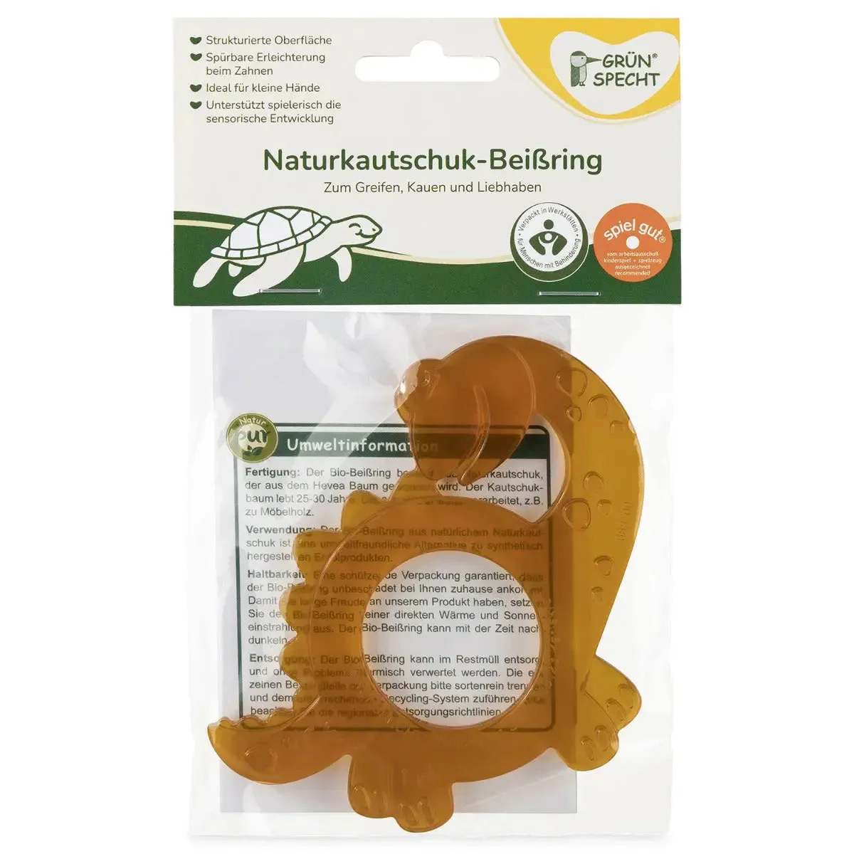Grünspecht anneau dentition caoutchouc naturel