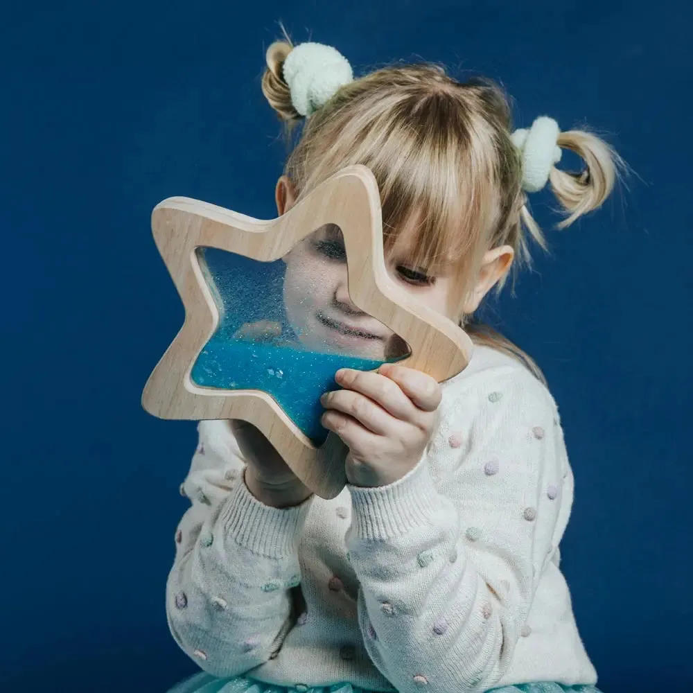 Petit Boum Orionis étoile sensorielle bois phosphorescente