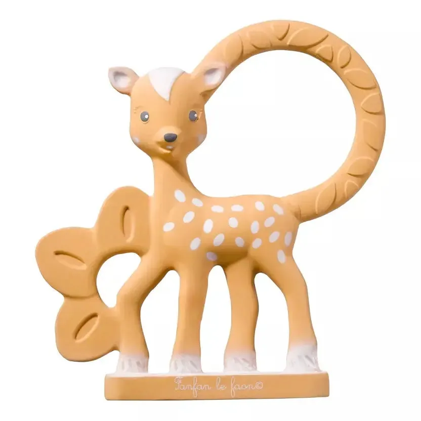 Sophie la girafe Fanfan le faon anneau de dentition caoutchouc naturel