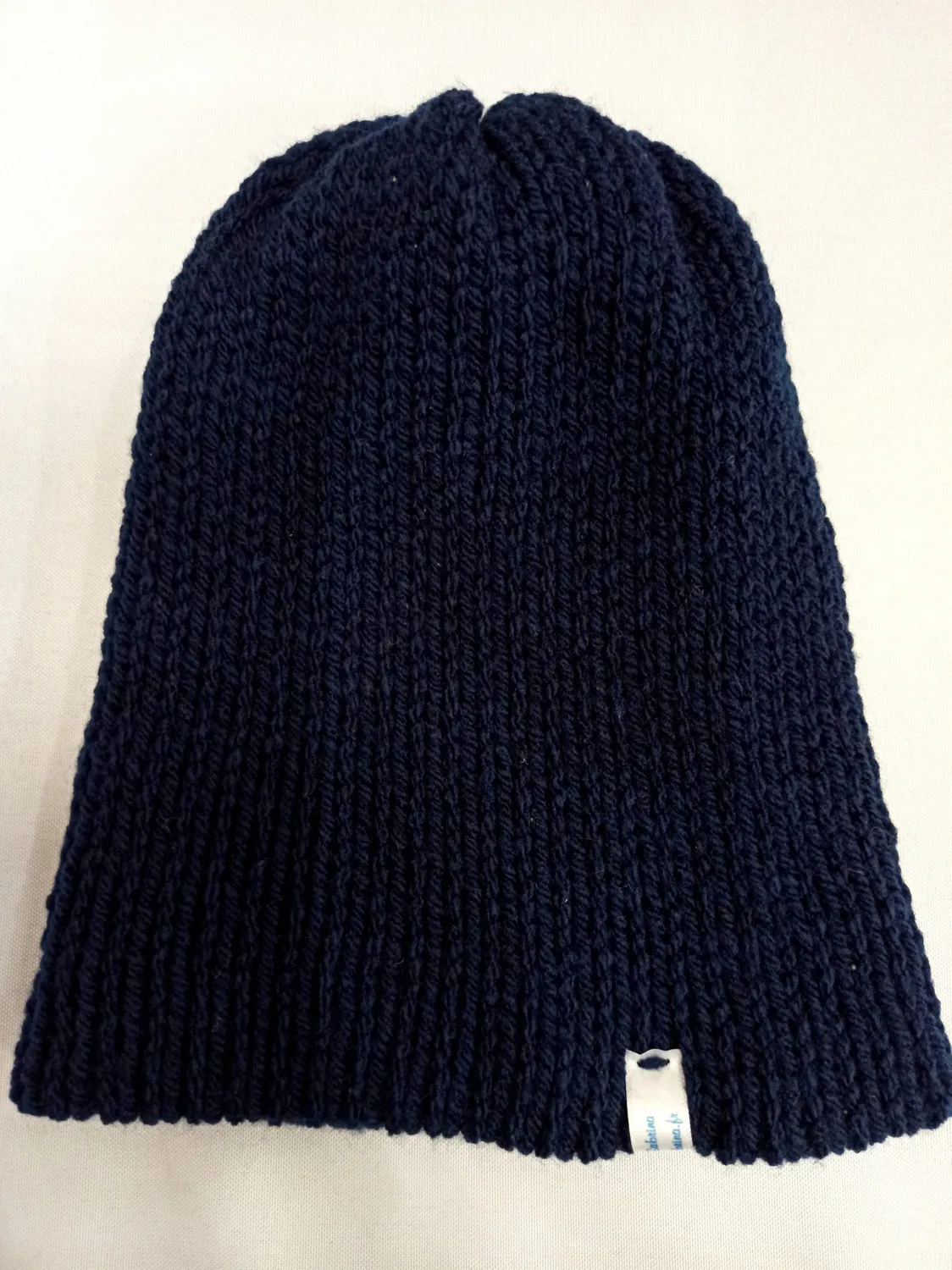 Les Créas de Sabrina bonnet tricoté doublé acrylique