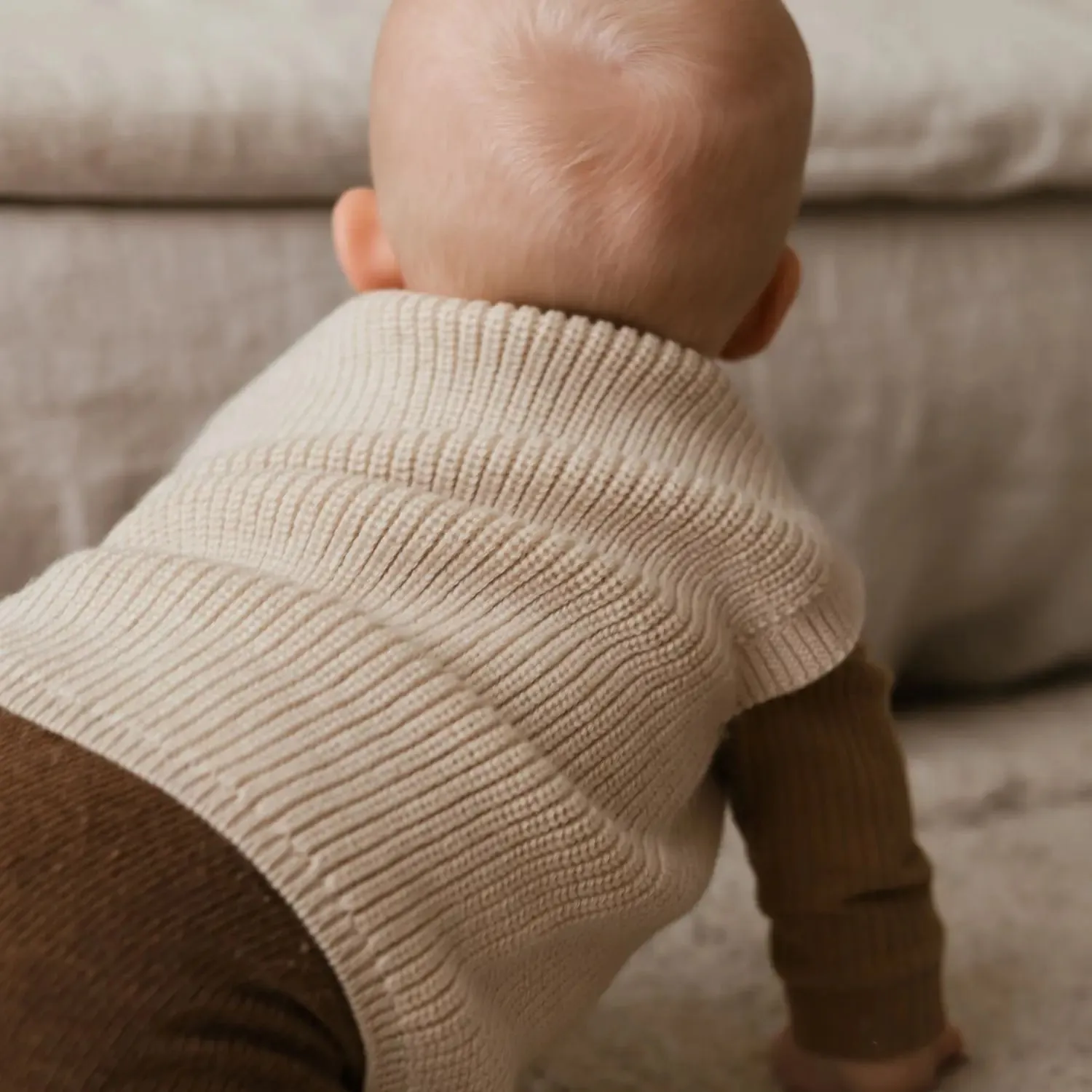 LiliNappy HVID Harvey gilet bébé laine mérinos