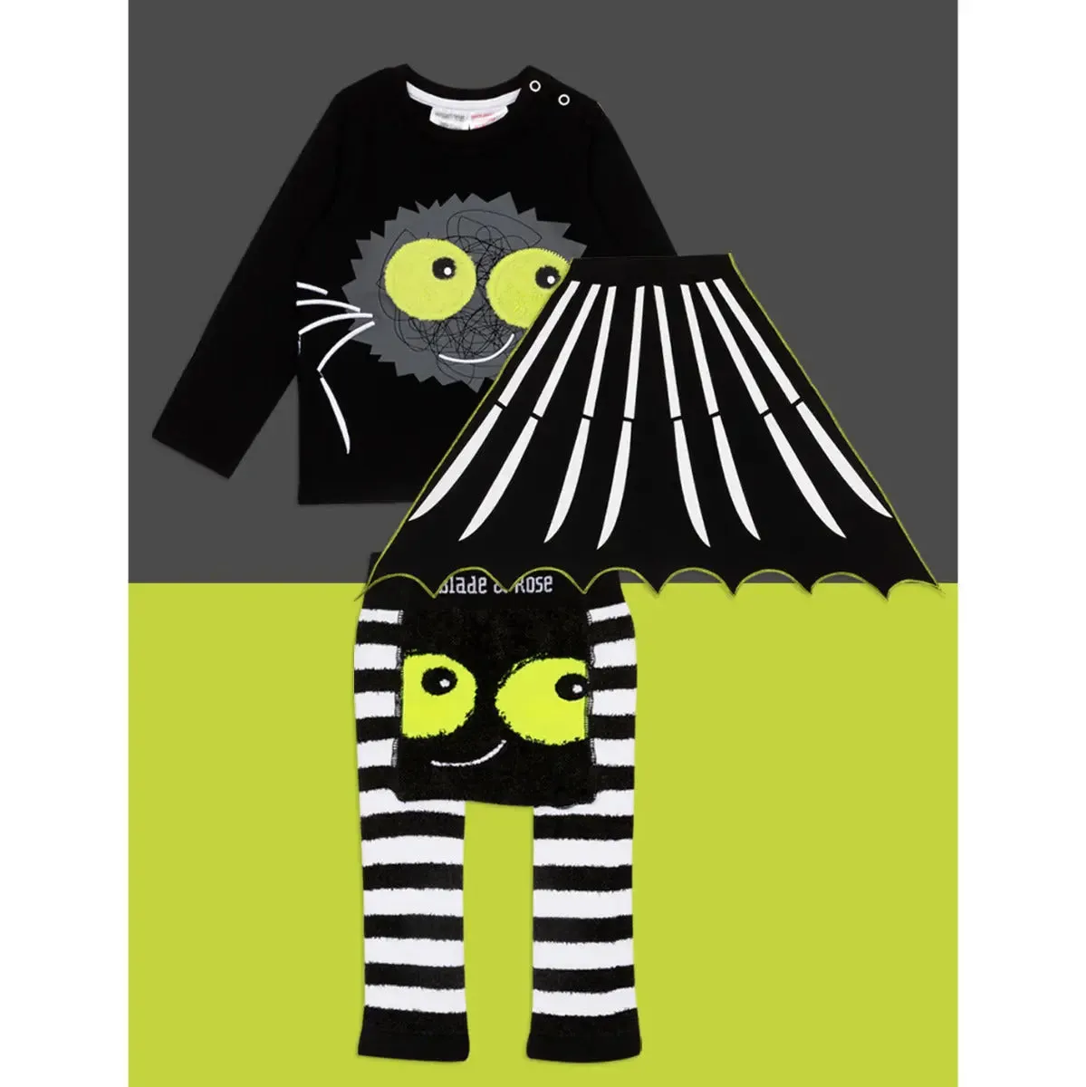 Blade & Rose set tee-shirt legging cape Araignée