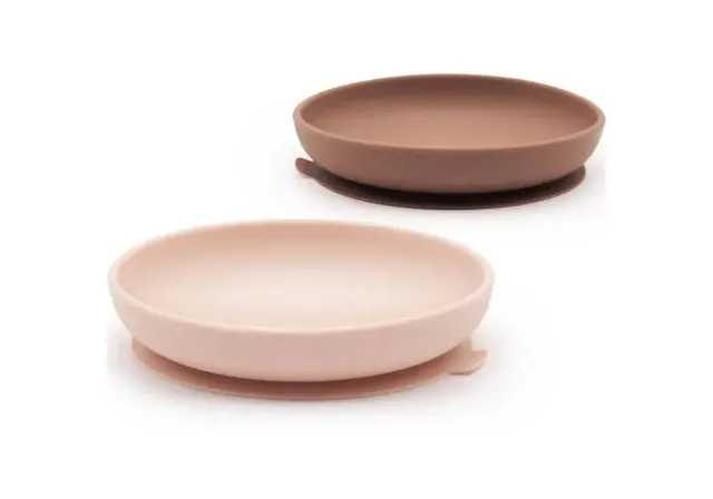 Ekobo assiette ventouse silicone lot de 2