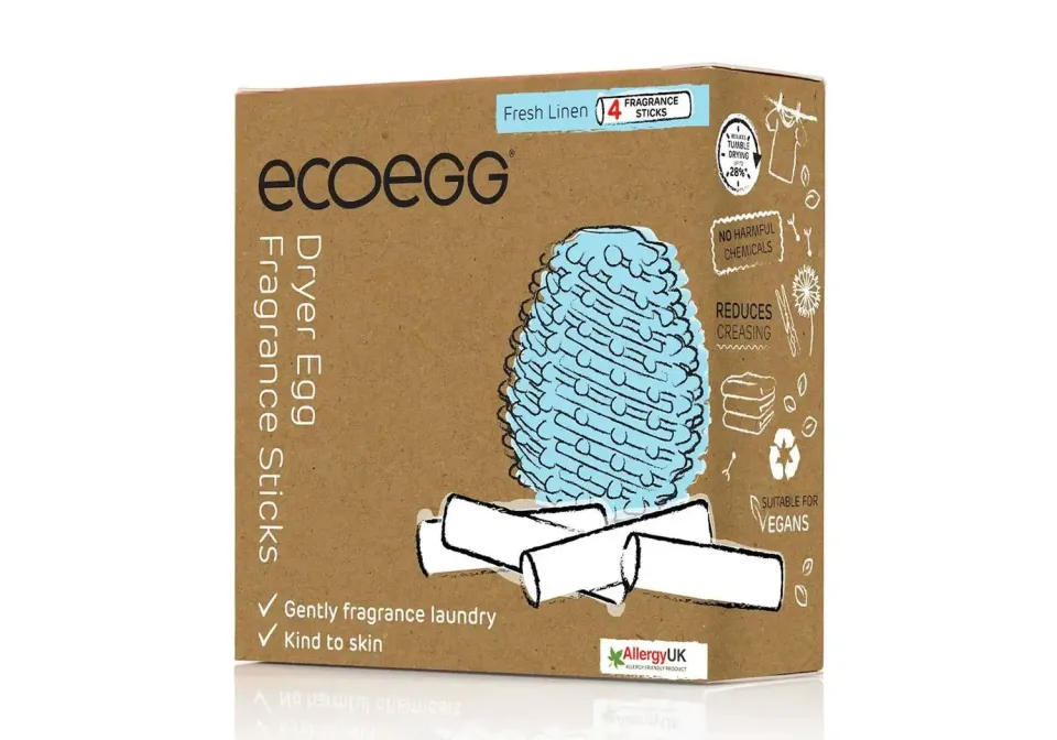 EcoEgg recharge balles séchage Fresh Linen 4 sticks