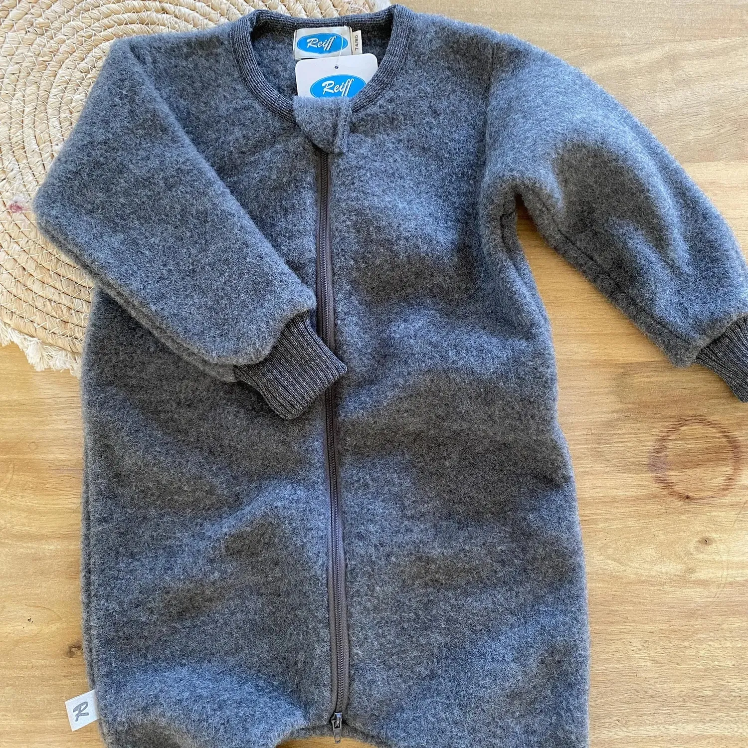 LiliNappy Reiff combinaison de nuit bébé en laine polaire bio