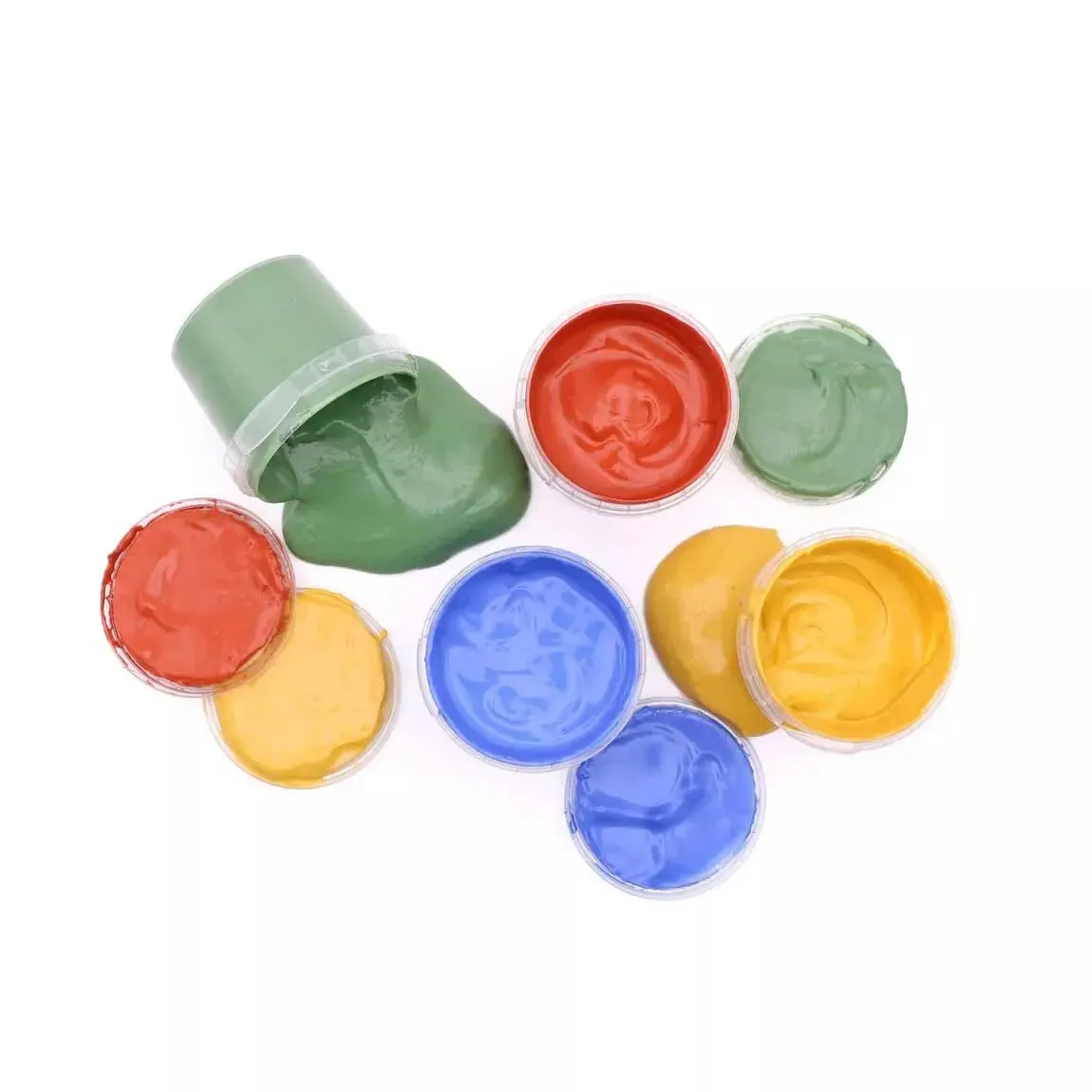 LiliNappy Neogrün coffret peinture à doigts naturelle 4 pots