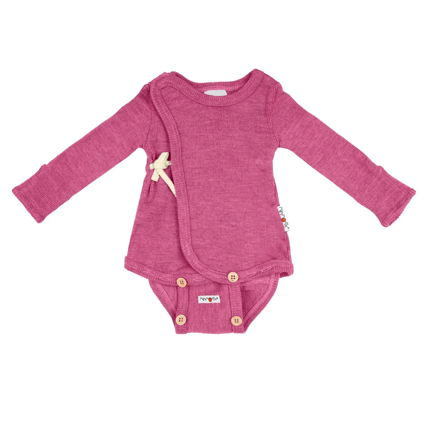 LiliNappy Manymonths body kimono laine mérinos bébé