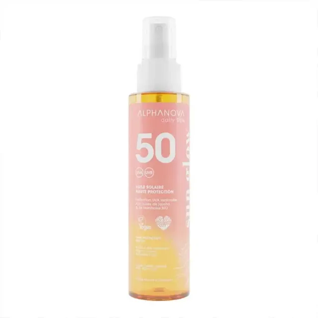 Alphanova huile solaire SPF50 monoï 125ml