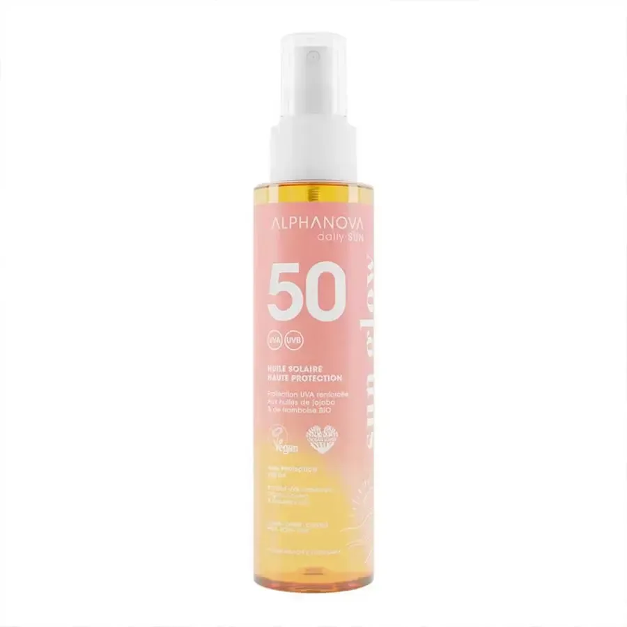 Alphanova huile solaire SPF50 monoï 125ml