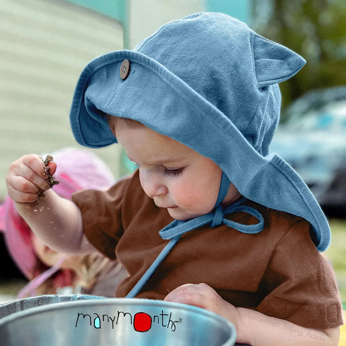 Manymonths Kitty chapeau soleil chanvre coton bio