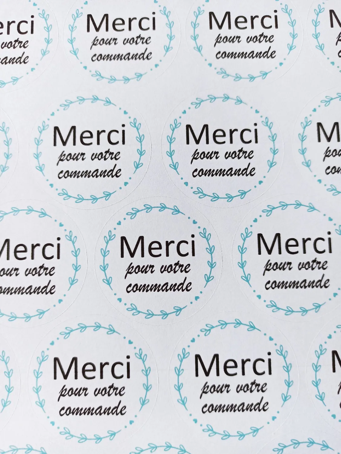 Les Créas de Sabrina Stickers Merci
