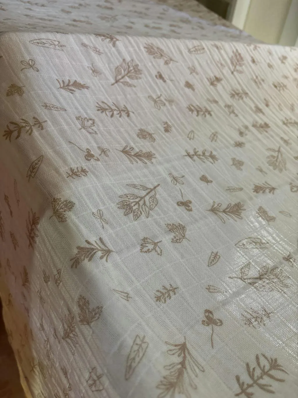 Popolini maxi-langes en coton bio, lot de 2, 120 x 120 cm