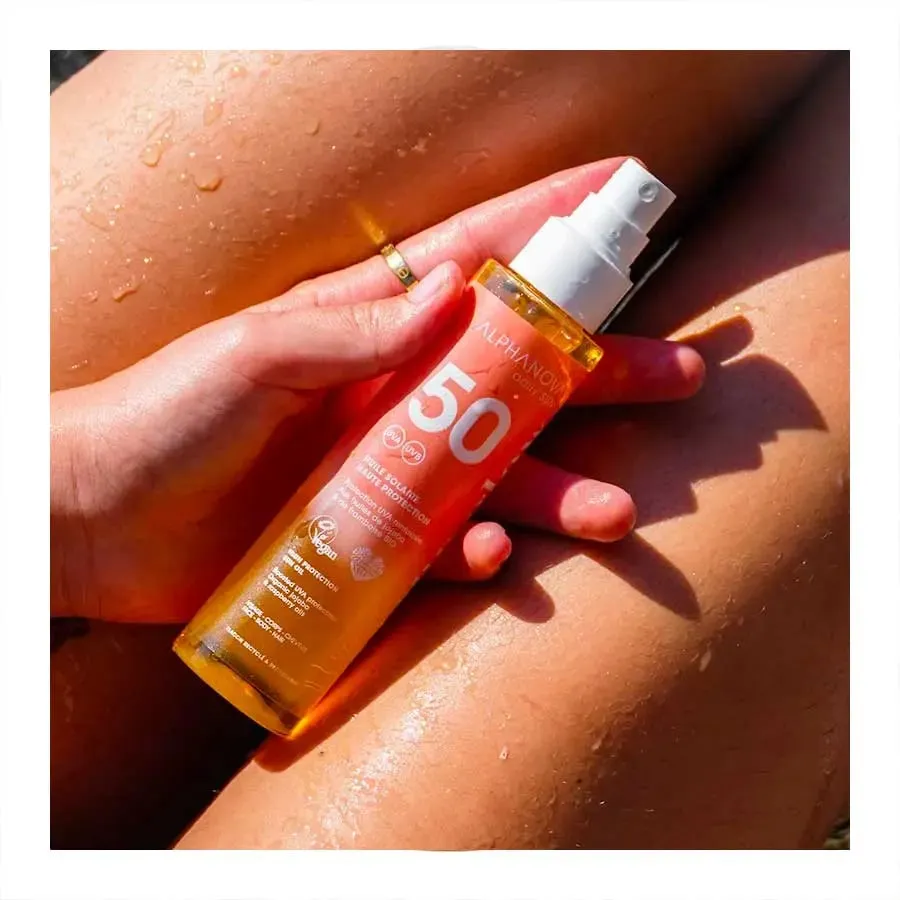 Alphanova huile solaire SPF50 monoï 125ml