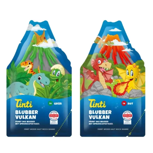 Tinti Volcan de Bulles Bain Enfant Effervescent