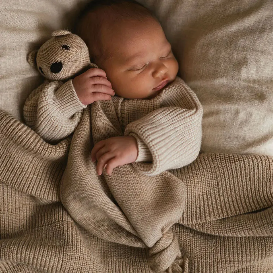 HVID Teddy Tokki doudou laine mérinos bébé