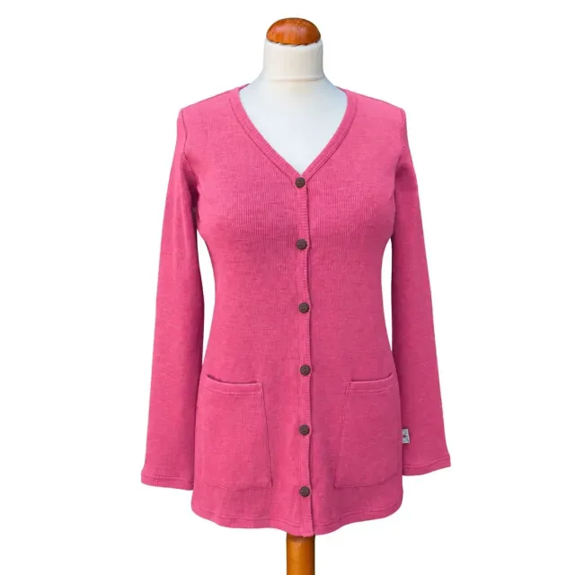 LiliNappy MaM AAVA gilet long femme en laine mérinos