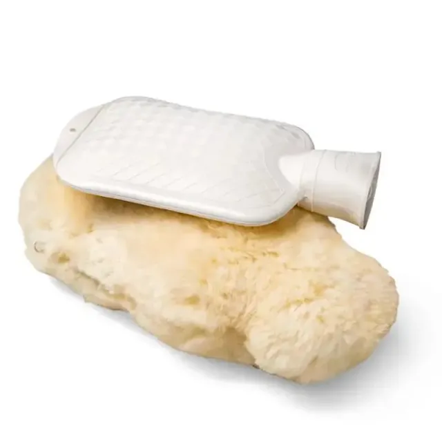 LiliNappy Bouillotte avec housse en peau d’agneau