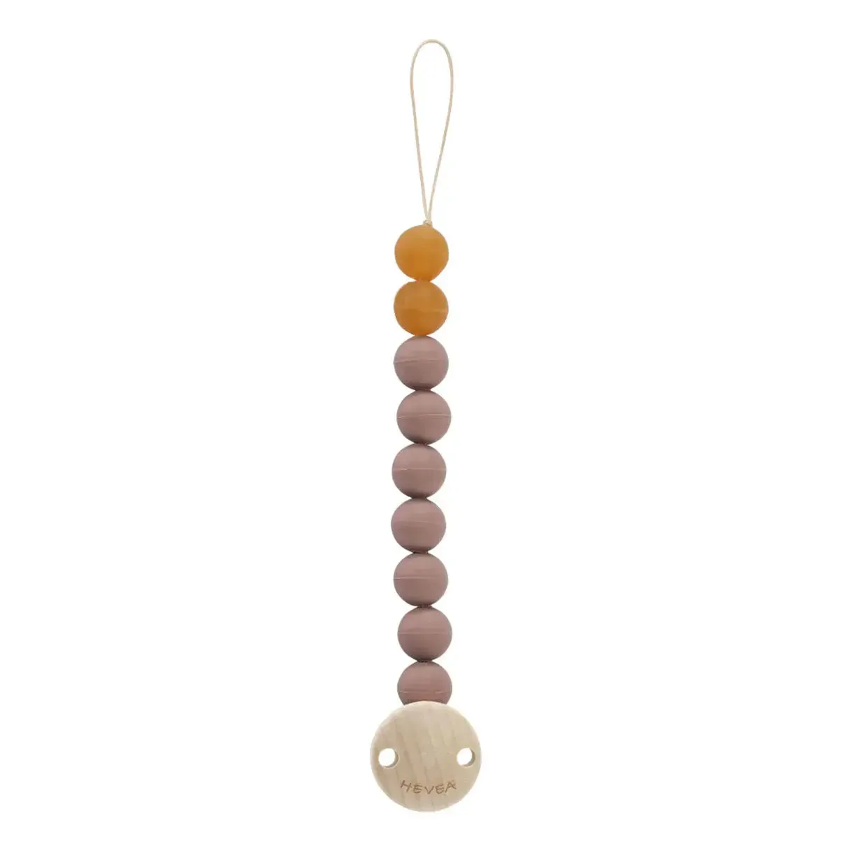 Hevea attache-sucette caoutchouc naturel coton