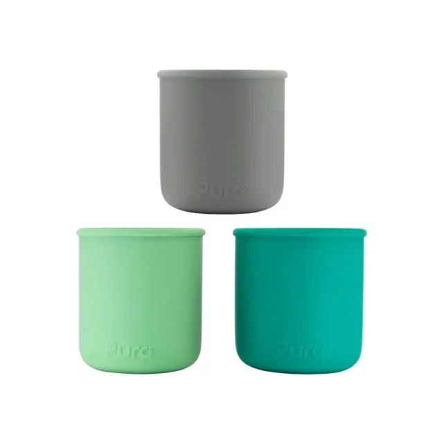 Pura gobelets apprentissage silicone 3x150ml sans plastique