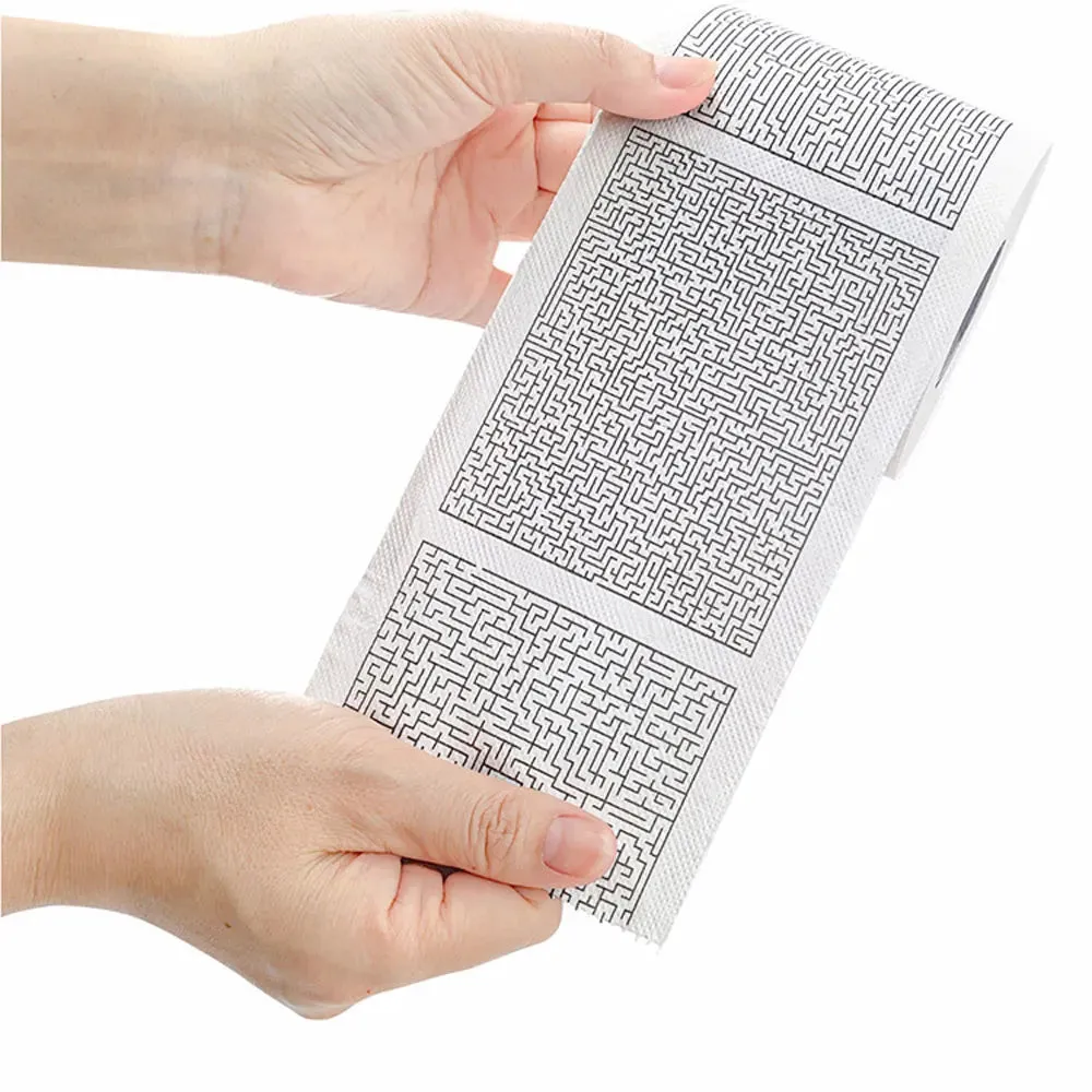 Addy Depot papier toilette labyrinthe imprimé