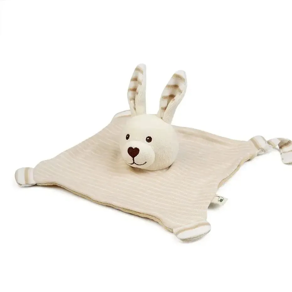 Grünspecht doudou lapin coton bio attache tétine
