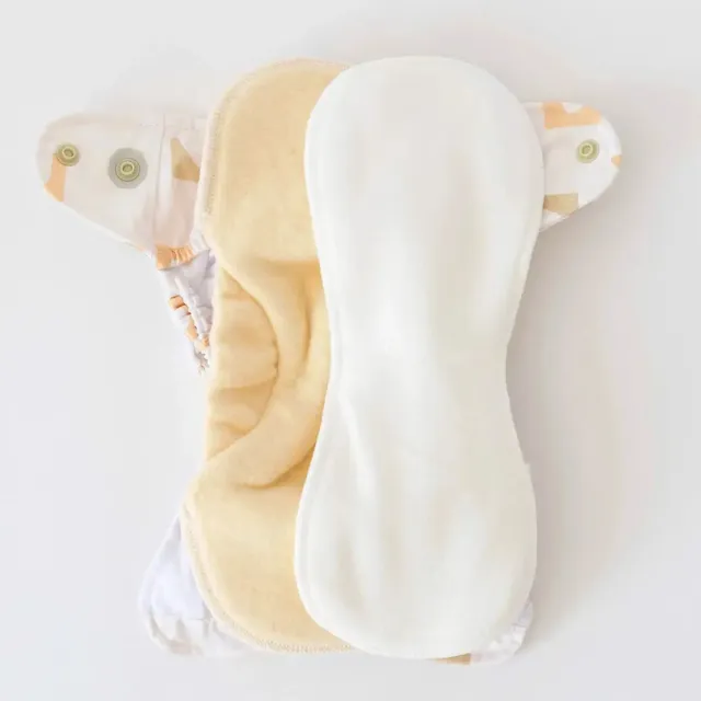 Bare & Boho Naissance doublure bambou-coton ultra-absorbante
