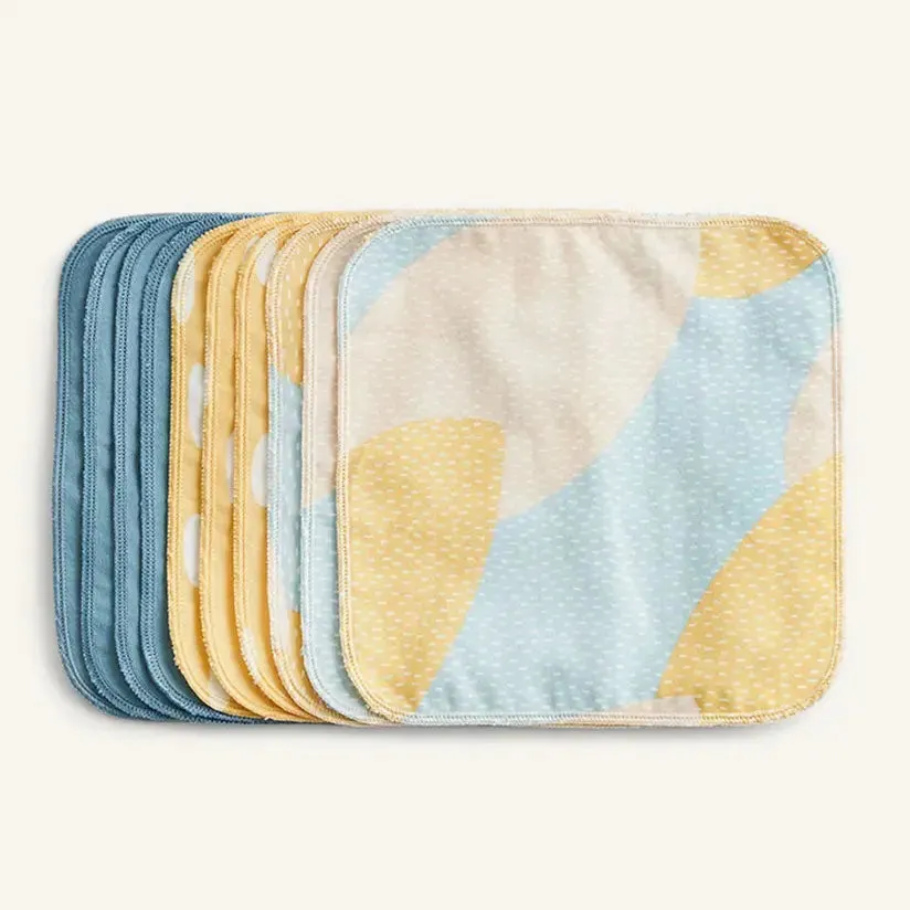 Imse Vimse lingettes lavables coton bio grandes x10