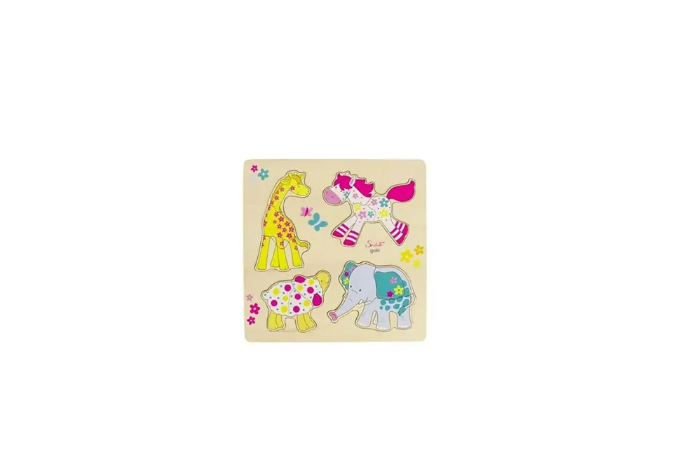 Goki Susibelle Mes Amis puzzle bois 12 pièces animaux