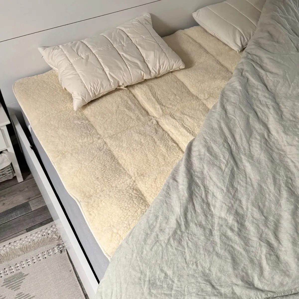Lil Inappy Sassoupi surmatelas laine bio coton épais