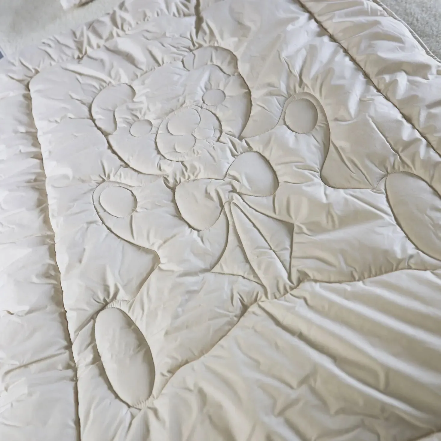 Saling couette enfant laine coton bio 100x135 cm